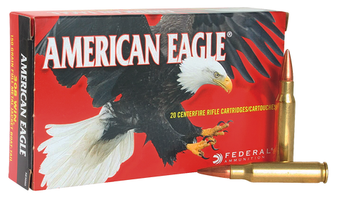 Federal AE223G American Eagle 223 Remington/5.56 NATO 50 GR Jacketed Hollow Point 20 Bx/ 25 Cs