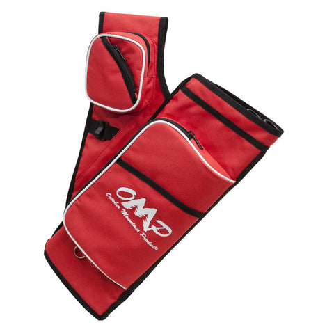 October Mountain Hip QuiverPro Red 5 Tube RH