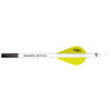 NAP Quikfletch w/Blazer Vanes White/Yellow 6 pk. - New Archery Products - View 1
