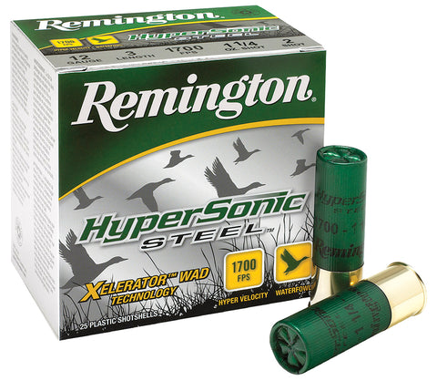 Remington Ammunition HSS12M2 HyperSonic  12 Gauge 3" 1 1/4 oz 2 Shot 25 Bx/ 10 Cs