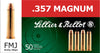 Sellier & Bellot SB357A Handgun 357 Mag 158 GR FMJ 50 Bx/ 20 Cs - Magtech - View 1