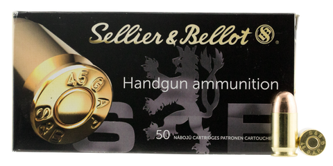 Sellier & Bellot SB45GAP Handgun 45  GAP 230 GR FMJ 50 Bx/ 20 Cs