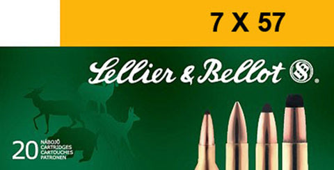 Sellier & Bellot SB757B Rifle 7X57mm Mauser 140 GR Soft Point 20 Bx/ 20 Cs