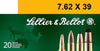 Sellier & Bellot SB76239A Rifle Training 7.62X39mm 124 GR FMJ 20 Bx/ 30 Cs - Magtech - View 1