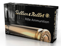 Sellier  Bellot SB6557RA Rifle 6.5X57mmR 131 GR Soft Point 20 Bx/ 20 Cs