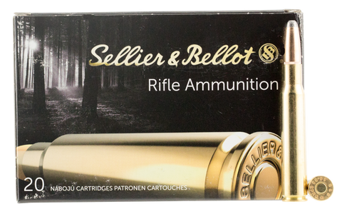 Sellier & Bellot SB3006B Rifle 30-06 Springfield 180 GR Soft Point 20 Bx/ 20 Cs