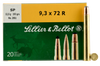 Sellier & Bellot SB9372RA Rifle 9.3mmX72R 193 GR Soft Point 20 Bx/ 20 Cs - Magtech - View 1