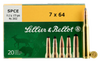 Sellier & Bellot SB764B Rifle Hunting 7X64mm Brenneke 173 GR SPCE (Soft Point Cut-Through Edge) 20 Bx/ 20 Cs - Magtech - View 1