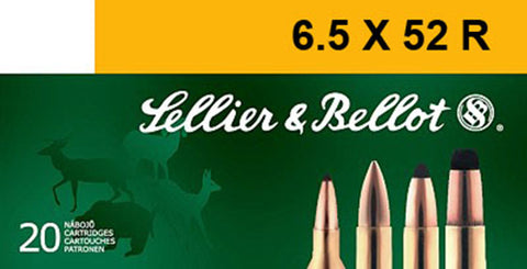Sellier & Bellot SB6552RA Rifle 6.5X52mmR 117 GR Soft Point 20 Bx/ 25 Cs