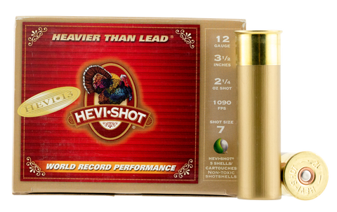 Hevishot 43527 Hevi-13 Turkey 12 Gauge 3.5" 2-1/4 oz 7 Shot 5 Bx/ 10