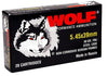 Wolf 545BFMJ Performance 5.45x39mm Bimetal FMJ 60 GR 750 Rds - 750 Rounds - Wolf - View 1