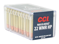 CCI 0024 Varmint Maxi Mag 22 Win Mag Jacketed Hollow Point 40 GR 50Box/40Case