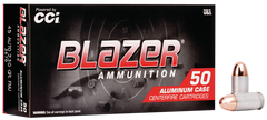 CCI 3570 Blazer 45 ACP 230 gr 845 fps Full Metal Jacket (FMJ) Aluminum 50 Rounds