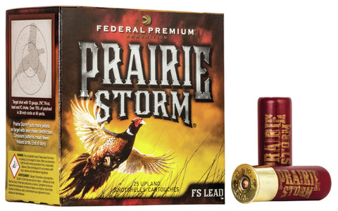 Federal PF154FS6 Prairie Storm  12 Gauge 2.75" 1 1/4 oz 6 Shot 25 Bx/ 10 Cs