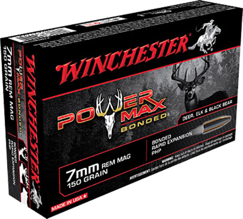 Winchester Ammo X7MMR1BP Super-X 7mm Remington Magnum 150 GR Power Max Bonded 20 Bx/ 10 Cs