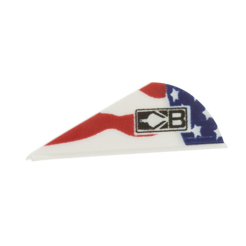 Bohning Blazer Vanes American Flag 100 pk.