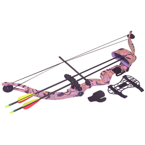 SA Sports Majestic Youth Bow Pkg. Pink Camouflage 20lbs. RH