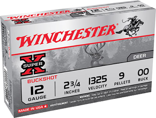 Winchester Super-X Copper-Plated Lead Buck Ammo