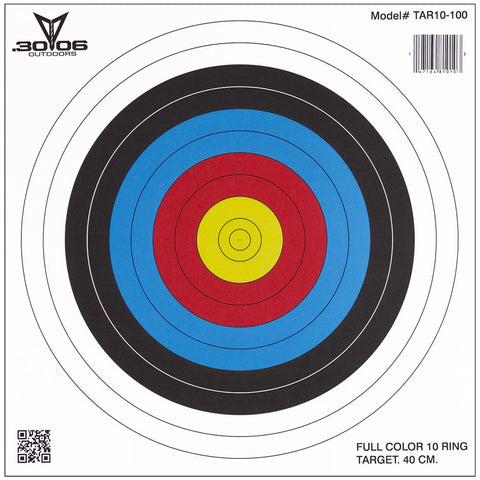 30-06 10 Ring Paper Targets 100 pk.