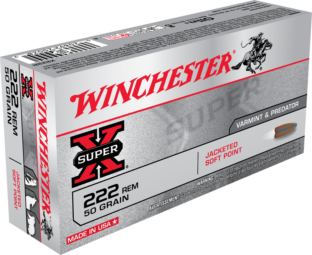 Winchester Ammo X223R Super-X 223 Remington/5.56 NATO 55 GR Pointed Soft Point 20 Bx/ 10 Cs
