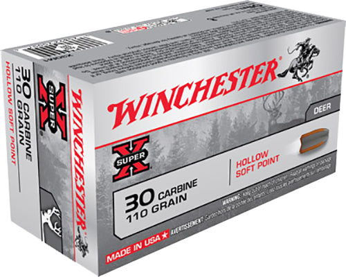 30 Carbine Ammo - Winchester Ammo Super-X Hollow SP Winchester Super-X Hollow SP Ammo