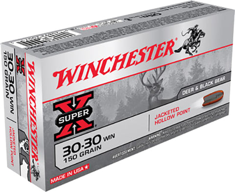 Winchester Ammo X30301 Super-X 30-30 Winchester 150 GR Hollow Point 20 Bx/ 10 Cs