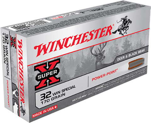 Winchester Ammo X32WS2 Super-X 32 Winchester Special 170 GR Power-Point 20 Bx/10 Cs