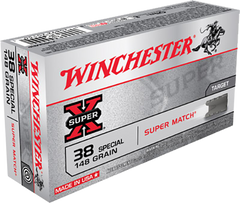 Winchester Ammo X38SMRP Super-X 38 Special 148 GR Lead Wadcutter 50 Bx/ 10 Cs