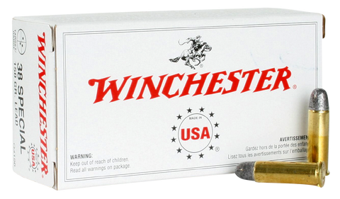 Winchester Ammo Q4196 Best Value 38 Special 150 GR Lead Round Nose 50 Bx/ 10 Cs