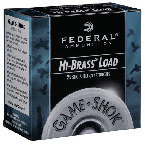 Federal H1636 Game-Shok Upland Hi-Brass 16 Gauge 2.75" 1 1/8 oz 6 Shot 25 Bx/ 10 Cs