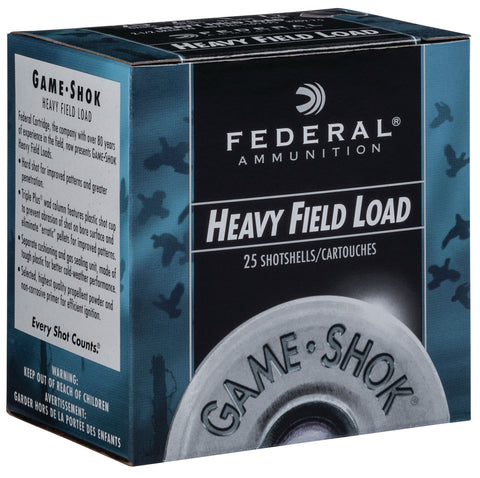 Federal H20275 Game-Shok Upland 20 Gauge 2.75" 1 oz 7.5 Shot 25 Bx/ 10 Cs