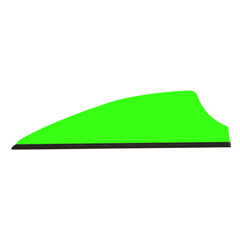 Q2i Fusion-II Vanes Neon Green 2.1 in. 100 pk.
