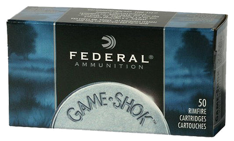 Federal 724 Game-Shok 22 Long Rifle 31 GR Copper-Plated Hollow Point 50 Bx/ 100 Cs