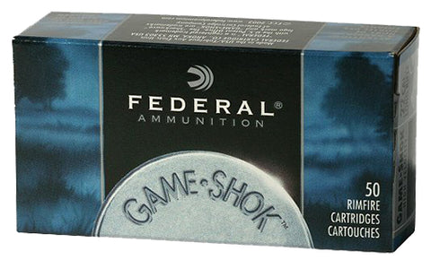 Federal 712 Game-Shok 22 Long Rifle 38 GR Copper-Plated Hollow Point 50 Bx/ 100 Cs