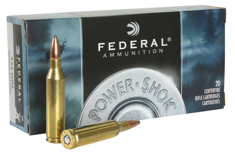 Federal 243B Power-Shok 243 Winchester 100 GR Soft Point 20 Bx/ 10 Cs