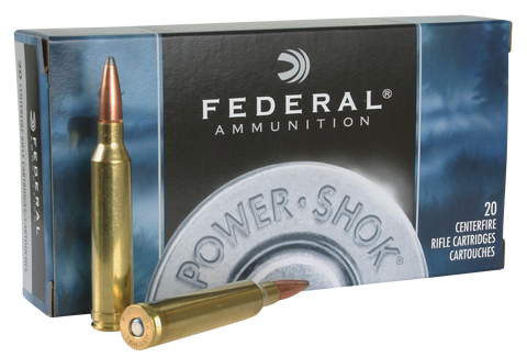 Federal 7RB Power-Shok 7mm Remington Magnum Soft Point 175 GR 20Box/10Case