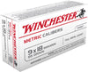 Winchester Ammo MC918M Metric 9x18 Makarov 95 GR Full Metal Jacket 50 Bx/ 20 Cs - Winchester - View 1