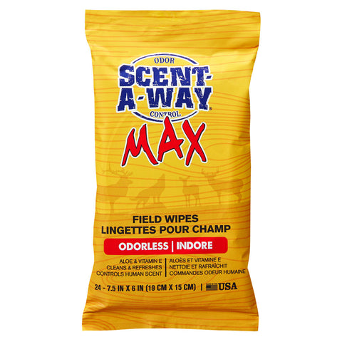 Scent-A-Way Max Field Wipes 24 pk.