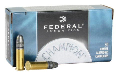 Federal 510 Champion 22 Long Rifle Solid 40 GR 50Box/100Case