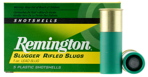 Remington Ammunition SP12RS Slugger 12 Gauge 2.75" 1 oz Slug Shot 5 Bx/ 50 Cs