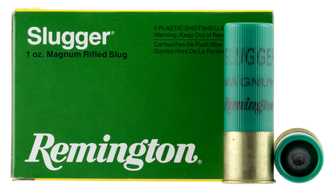 Remington Ammunition S12MRS Slugger 12 Gauge 3" 1 oz Slug Shot 5 Bx/ 50 Cs