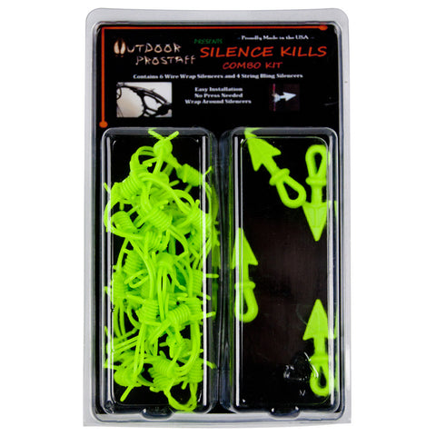 Outdoor Prostaff Combo Pack Wire Wrap and String Bling Green