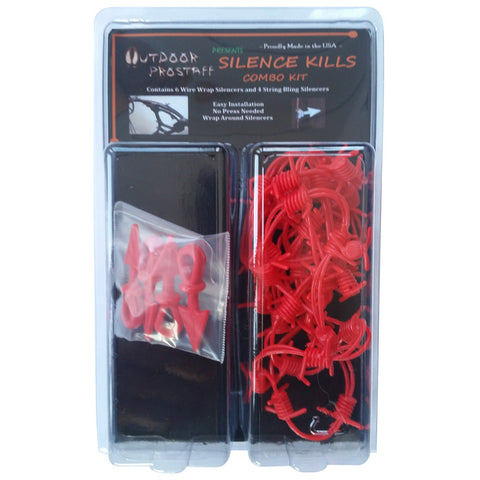 Outdoor Prostaff Combo Pack Wire Wrap and String Bling Red