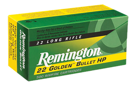 Rem Ammo 1622 22LR 36GR HV Plated Hollow Point 50Bx/100Cs