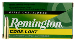 Remington Ammunition R25202 25-20 Winchester 86 GR Core-Lokt Soft Point 50 Bx/ 10 Cs