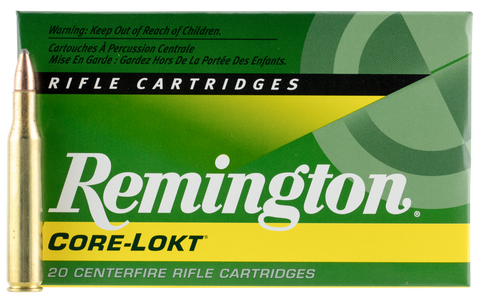 Remington R270W1 270 Winchester 100GR Pointed Soft Point 20 Box/10 Case