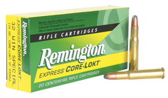 Rem Ammo R32WS2 Core-Lokt 32 Win Special Soft Point 170 GR 20Box/10Case