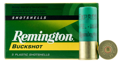 Remington Ammunition 12BK000 Express 12 Gauge 2.75" Buckshot 8 Pellets 000 Buck 5 Bx/ 50 Cs