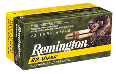 Remington Ammunition 1922 Viper 22LR Truncated Cone Solid 36GR 50 Box/100 Case