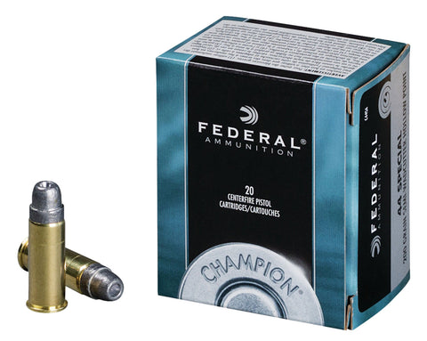 Federal C44SA Champion Training 44 S&W Spl 200 gr Semi-Wadcutter Hollow Point (SWCHP) 20 Bx/ 25 Cs